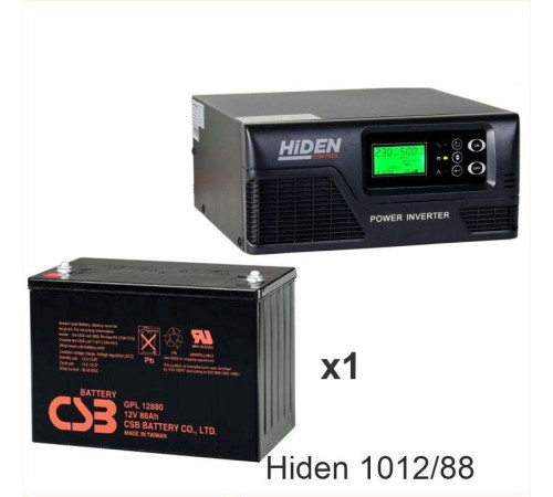 ИБП Hiden Control HPS20-1012 + Аккумуляторная батарея CSB GPL12880