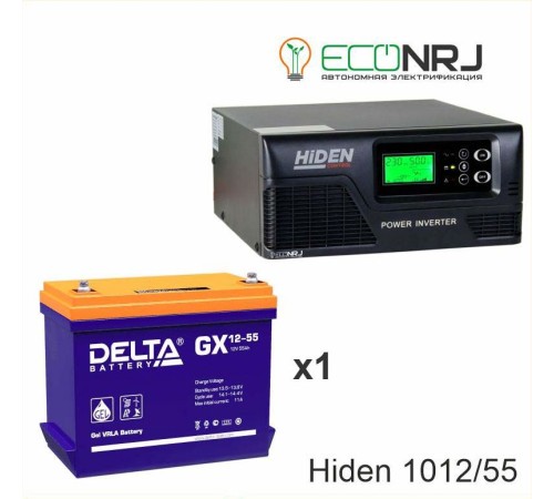 ИБП Hiden Control HPS20-1012 + Аккумуляторная батарея Delta GX 12-55