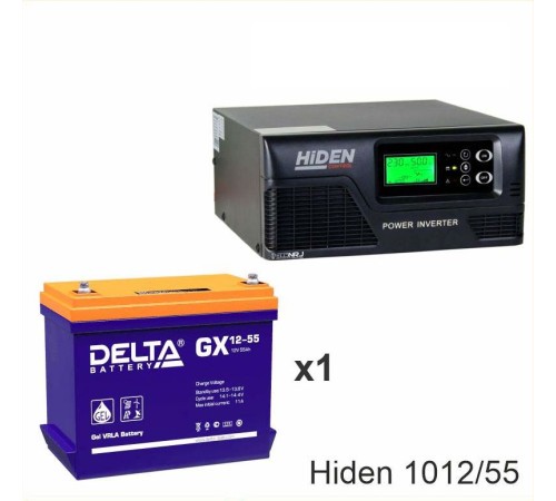 ИБП Hiden Control HPS20-1012 + Аккумуляторная батарея Delta GX 12-55