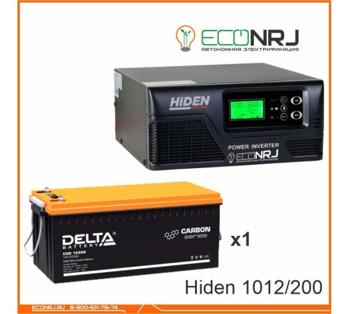 ИБП Hiden Control HPS20-1012 + Аккумуляторная батарея Delta CGD 12200