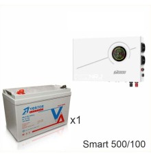 ИБП Powerman Smart 500 INV + Vektor GL 12-100