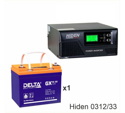 ИБП Hiden Control HPS20-0312 + Аккумуляторная батарея Delta GX 12-33