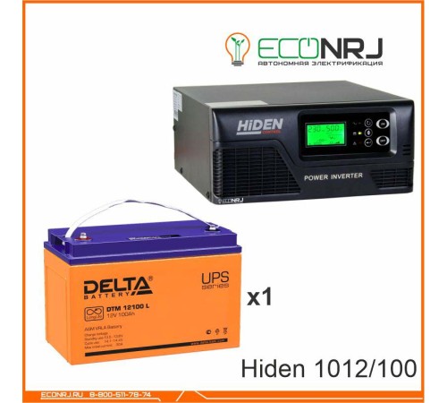 ИБП Hiden Control HPS20-1012 + Аккумуляторная батарея Delta DTM 12100 L