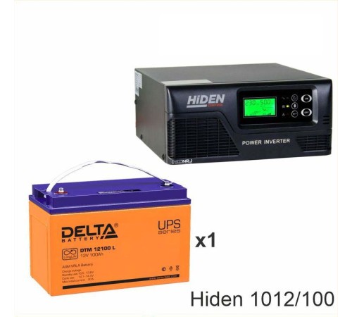 ИБП Hiden Control HPS20-1012 + Аккумуляторная батарея Delta DTM 12100 L