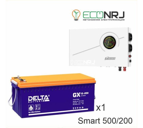 ИБП Powerman Smart 500 INV + Аккумуляторная батарея Delta GX 12-200