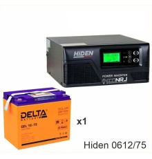 ИБП Hiden Control HPS20-0612 + Delta GEL 12-75