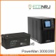 ИБП POWERMAN ONLINE 1000 Plus + Аккумуляторная батарея ВОСТОК PRO СК-12200