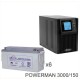 ИБП POWERMAN ONLINE 1000 Plus + Аккумуляторная батарея LEOCH DJM12150