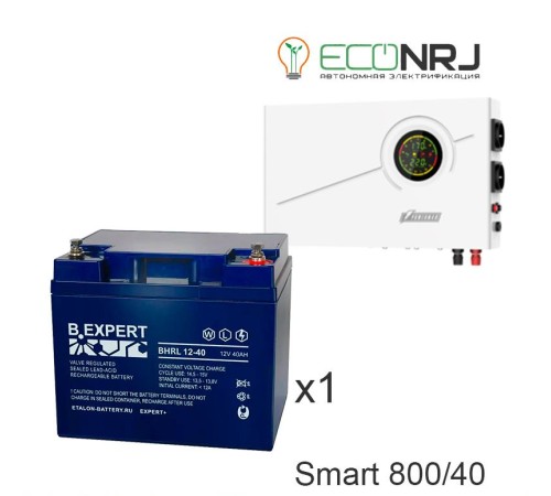 ИБП Powerman Smart 800 INV + Аккумуляторная батарея ETALON BHRL 12-40