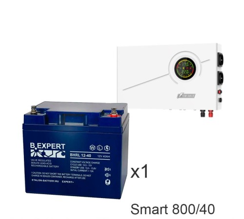 ИБП Powerman Smart 800 INV + Аккумуляторная батарея ETALON BHRL 12-40