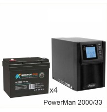 ИБП POWERMAN ONLINE 2000 Plus + ВОСТОК PRO СК-1233