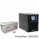 ИБП POWERMAN ONLINE 1000 Plus + Аккумуляторная батарея Vektor GL 12-200