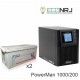 ИБП POWERMAN ONLINE 1000 Plus + Аккумуляторная батарея Vektor GL 12-200