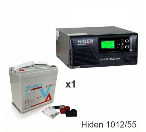 ИБП Hiden Control HPS20-1012 + Аккумуляторная батарея Vektor GL 12-55