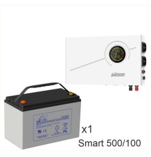 ИБП Powerman Smart 500 INV + LEOCH DJM12100