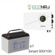 ИБП Powerman Smart 500 INV + Аккумуляторная батарея LEOCH DJM12100