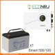 ИБП Powerman Smart 500 INV + Аккумуляторная батарея LEOCH DJM12100