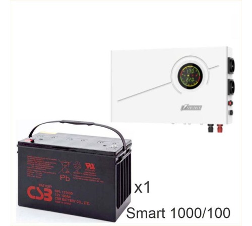 ИБП Powerman Smart 1000 INV + Аккумуляторная батарея CSB GPL121000