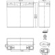 Аккумуляторная батарея Delta HR 12-80 W