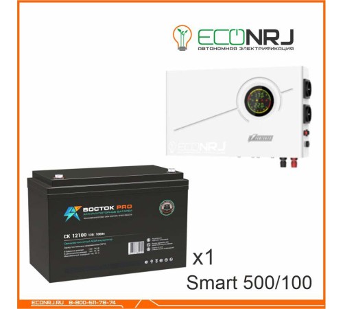 ИБП Powerman Smart 500 INV + Аккумуляторная батарея ВОСТОК PRO СК-12100