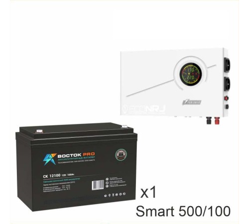 ИБП Powerman Smart 500 INV + Аккумуляторная батарея ВОСТОК PRO СК-12100