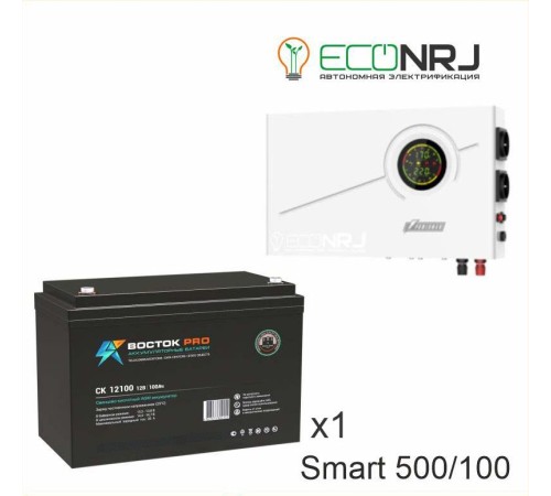 ИБП Powerman Smart 500 INV + Аккумуляторная батарея ВОСТОК PRO СК-12100