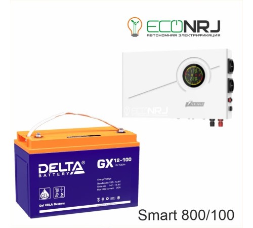 ИБП Powerman Smart 800 INV + Аккумуляторная батарея Delta GX 12-100