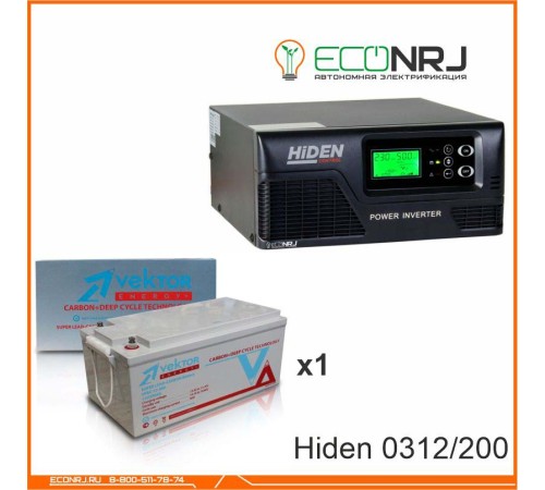 ИБП Hiden Control HPS20-0312 + Аккумуляторная батарея Vektor VPbC 12-200