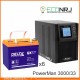 ИБП POWERMAN ONLINE 1000 Plus + Аккумуляторная батарея Delta GX 12-33