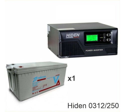 ИБП Hiden Control HPS20-0312 + Аккумуляторная батарея Vektor GL 12-250