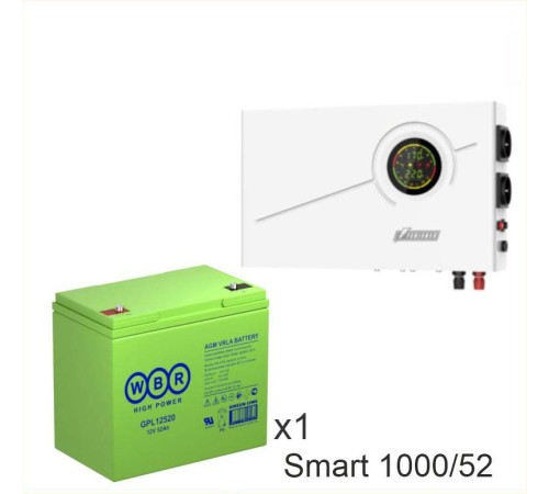 ИБП Powerman Smart 1000 INV + Аккумуляторная батарея WBR GPL12520