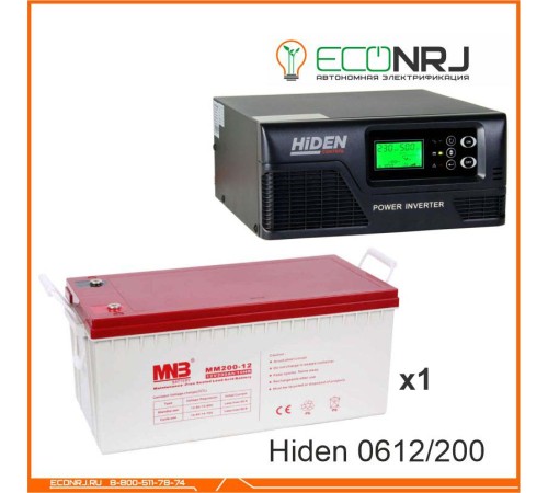 ИБП Hiden Control HPS20-0612 + Аккумуляторная батарея MNB MМ200-12