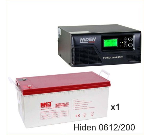 ИБП Hiden Control HPS20-0612 + Аккумуляторная батарея MNB MМ200-12