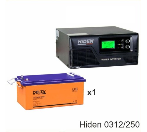 ИБП Hiden Control HPS20-0312 + Аккумуляторная батарея Delta DTM 12250 L