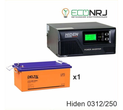 ИБП Hiden Control HPS20-0312 + Аккумуляторная батарея Delta DTM 12250 L