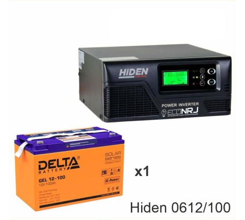 ИБП Hiden Control HPS20-0612 + Аккумуляторная батарея Delta GEL 12-100