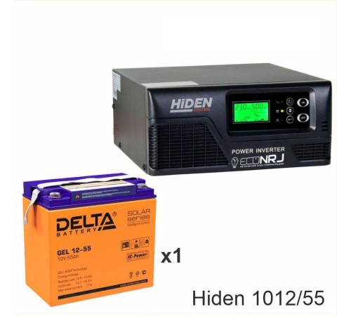 ИБП Hiden Control HPS20-1012 + Аккумуляторная батарея Delta GEL 12-55