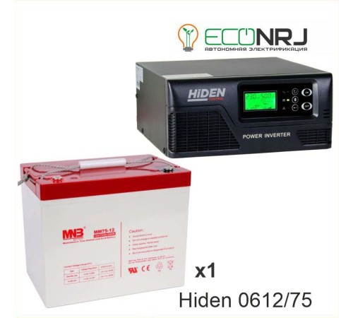 ИБП Hiden Control HPS20-0612 + Аккумуляторная батарея MNB MМ75-12