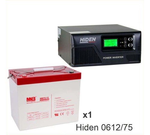 ИБП Hiden Control HPS20-0612 + Аккумуляторная батарея MNB MМ75-12