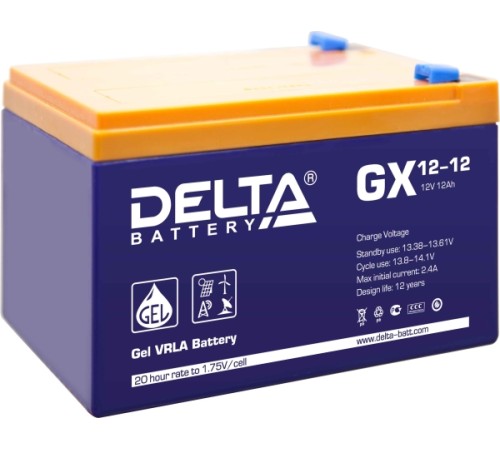 Аккумуляторная батарея Delta GX 12-12