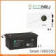 ИБП Powerman Smart 1000 INV + Аккумуляторная батарея ВОСТОК PRO СК-12250