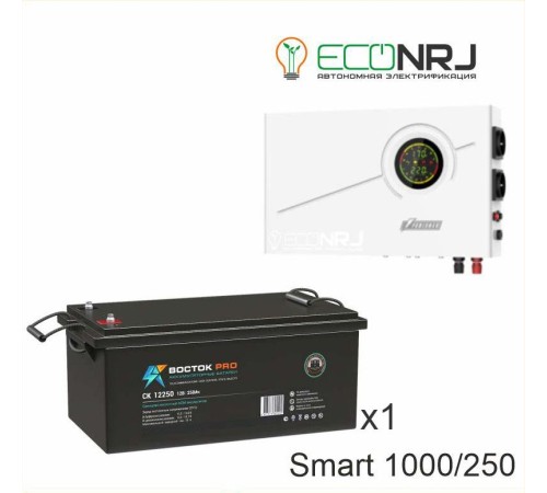 ИБП Powerman Smart 1000 INV + Аккумуляторная батарея ВОСТОК PRO СК-12250