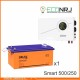 ИБП Powerman Smart 500 INV + Аккумуляторная батарея Delta DTM 12250 L