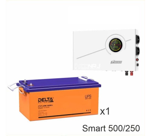 ИБП Powerman Smart 500 INV + Аккумуляторная батарея Delta DTM 12250 L