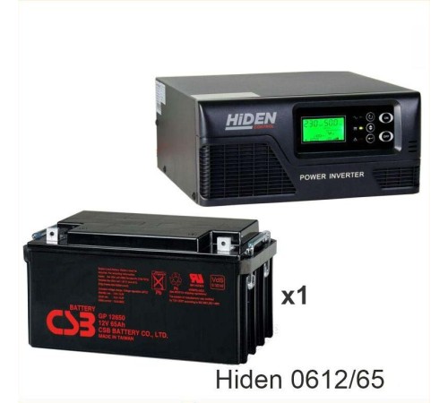 ИБП Hiden Control HPS20-0612 + Аккумуляторная батарея CSB GP12650