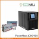 ИБП POWERMAN ONLINE 1000 Plus + Аккумуляторная батарея Vektor VPbC 12-100