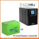 ИБП POWERMAN ONLINE 2000 Plus + Аккумуляторная батарея WBR GPL12800