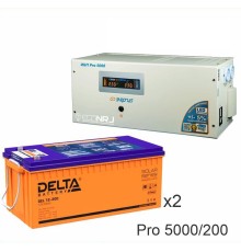 Энергия PRO-5000 + Аккумуляторная батарея Delta GEL 12-200