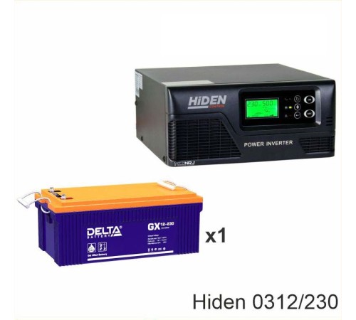 ИБП Hiden Control HPS20-0312 + Аккумуляторная батарея Delta GX 12-230