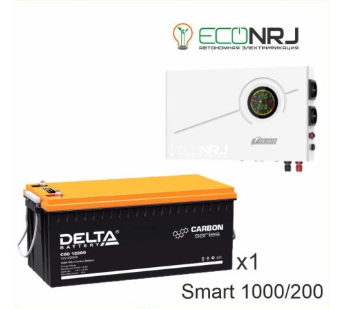 ИБП Powerman Smart 1000 INV + Аккумуляторная батарея Delta CGD 12200